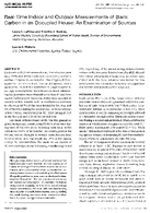RealTime Indoor and Outdoor Measurements of Black Carbon in an Occupied House An Examination of Sources