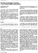 Materials and strategies that work in low literacy health communication