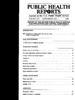 Public Health Rep  v 103 Suppl 1  table of contents