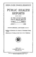 Public Health Reports  v 47 no 27  cover