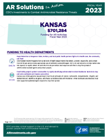 CDCs Investments to Combat Antibiotic Resistance Threats Kansas Fiscal Year 2023