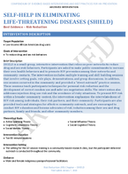 SELFHELP IN ELIMINATING LIFETHREATENING DISEASES SHIELD