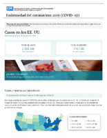 Casos de enfermedad del coronavirus COVID19 casos en los EE UU ltima actualizacin 12 de junio del 2020