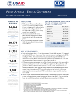 West Africa  Ebola Outbreak Fact Sheet 25 Fiscal Year FY 2015