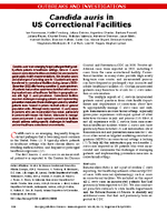 Candida auris in US Correctional Facilities