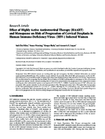 Effect of Highly Active Antiretroviral Therapy HAART and Menopause on Risk of Progression of Cervical Dysplasia in Human ImmuneDeficiency Virus HIV Infected Women