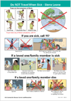 Do NOT Travel When Sick  Sierra Leone