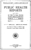 Public Health Reports  v 43 no 18  cover