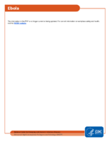 Ebola Information for Airport Baggage and Cargo Handlers