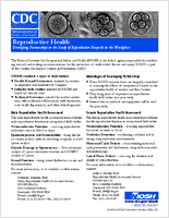 Reproductive Health Developing Partnerships in the Study of Reproductive Hazards in the Workplace