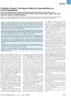 A Review of Events That Expose Children to Elemental Mercury in the United States