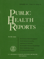 Public Health Reports  v 70 no 12  cover