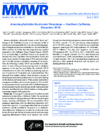 Amanita phalloides Mushroom Poisonings  Northern California December 2016