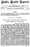 Public health reports  v 15 no 39 September 28 1900