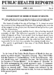 Weekly Reports for APRIL 7 1916