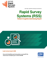 Cognitive Interview Findings for Rapid Surveys System Round 6 Question Evaluation