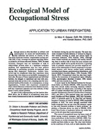 Ecological Model of Occupational Stress Application to Urban Firefighters