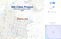 500 Cities Project Local Data for Better Health 2014 Clovis CA