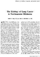 The etiology of lung cancer in northeastern Oklahoma