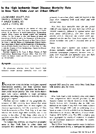 Is the high ischemic heart disease mortality rate in New York State just an urban effect