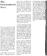 Editorial The overshadowed story