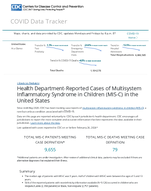 Health DepartmentReported Cases of Multisystem Inflammatory Syndrome in Children MISC in the United States March 15 2024
