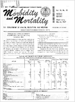 Morbidity and Mortality Weekly Report Vol 16 No 18 week ending May 6 1967