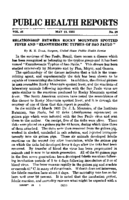 Weekly Reports for MAY 19 1933
