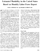 Estimated morbidity in the United States based on monthly labor force report