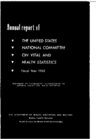 Annual report of the United States National Committee on Vital and Health Statistics  fiscal year 1968