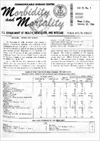 Morbidity and Mortality Weekly Report Vol 15 No 3 week ending January 22 1966