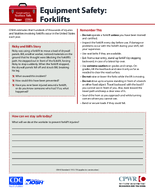 Construction Toolbox Talk Equipment Safety Forklifts