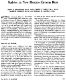 Rabies in New Mexico carvern bats