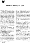 Blindness among the aged