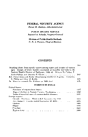 Public Health Reports  v 66 no 50  tables of contents