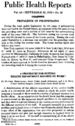 Public Health Reports  v 54 no 38 SEPTEMBER 22 1939