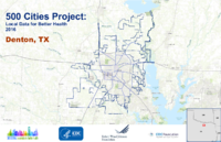 500 Cities Project Local Data for Better Health 2016 Denton TX