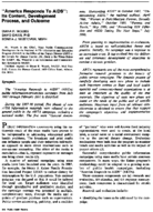 America Responds to AIDS its content development process and outcome