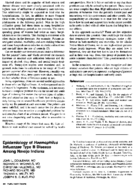 Epidemiology of Haemophilus influenzae type B disease among Navajo Indians