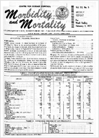 Morbidity and Mortality Weekly Report Vol 22 No 5 week ending February 3 1973