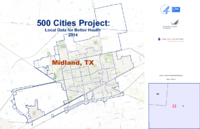 500 Cities Project Local Data for Better Health 2014 Midland TX