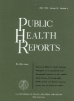 Public Health Reports  v 85  no 5  cover