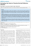 Estimating the Extent of VaccineDerived Poliovirus Infection