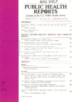 Public Health Reports  v 102  no 4  cover