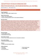 AdaptedStage Enhanced Motivational Interviewing ASEMI