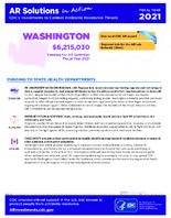 CDCs Investments to Combat Antibiotic Resistance Threats Washington Fiscal Year 2021