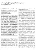 Sodium Arsenite Administration via Drinking Water Increases GenomeWide and HaRas DNA Hypomethylation in MethylDeficient C57BL6J Mice