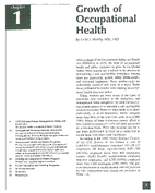 Growth of Occupational Health