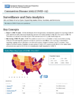 Surveillance and data analytics get and keep America open supporting states tribes localities and territories April 17 2020