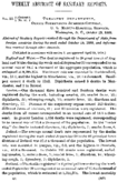 Weekly abstract of sanitary reports  v 3 no42 October 19 1888